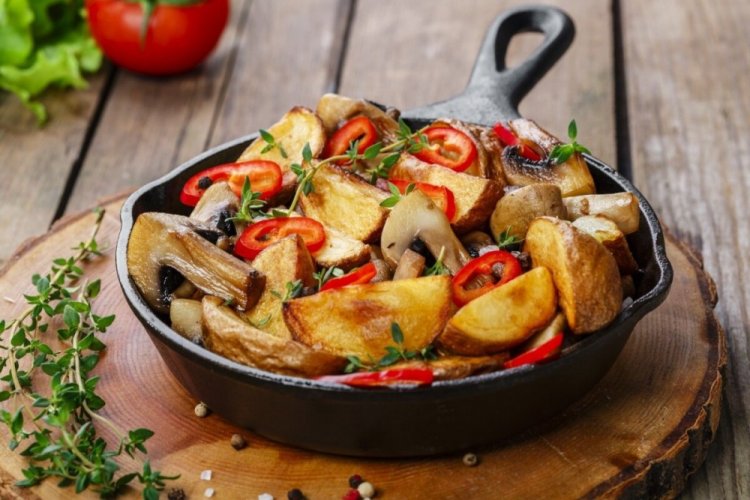 15 вкусных рецептов жареного картофеля с грибами