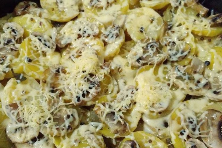 15 вкусных рецептов жареного картофеля с грибами