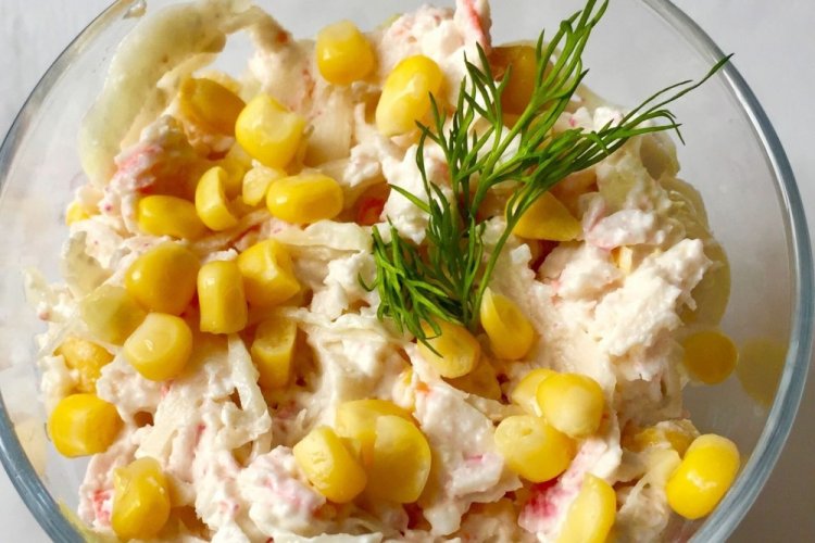 12 салатов с мясом криля на праздничный стол или каждый день