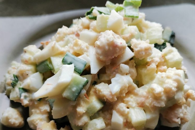 12 салатов с мясом криля на праздничный стол или каждый день