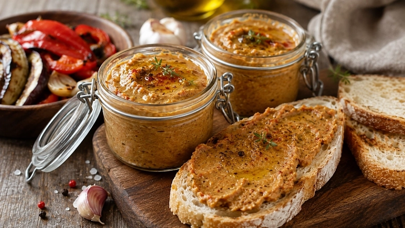 Этот овощной паштет с ножа лижем — вкуснее мясного, а готовится просто: запечь полосками и пробить в блендере