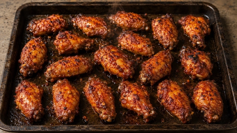Крылышки в духовке вкуснее, чем на мангале: 3 маринада для идеальной корочки и вкуса — медовый апельсин, острая аджика, чесночный терияки