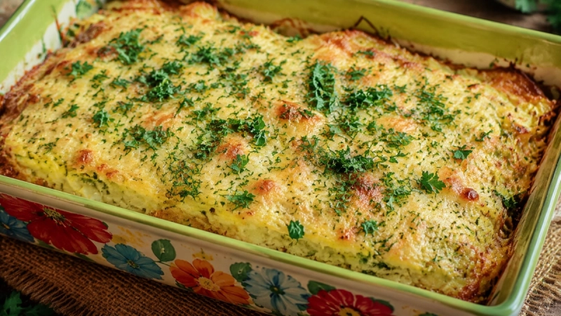 «Один секретный продукт превращает обычную кабачковую запеканку в блюдо, которое улетает со стола раньше, чем успевает остыть»