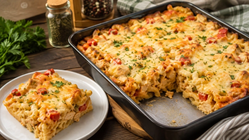 Не варите макароны: запеките их с курицей и сыром — просто и вкуснее